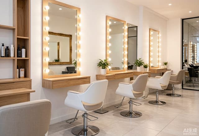 Hair salon website preview