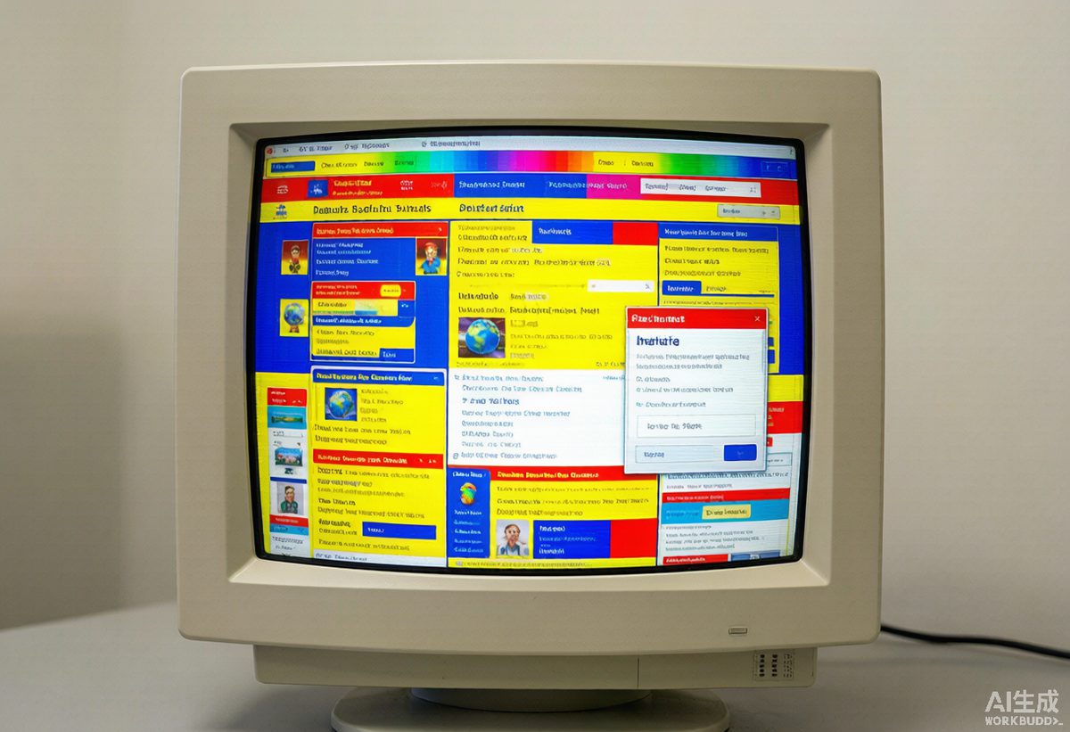 Outdated website example